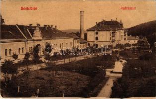 1910 Bártfa, Bártfafürdő, Bardejovské Kúpele, Bardiov, Bardejov; Park részlet, ásványfürdő. W.L. (?) 711. / park, spa, bath (EB)