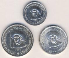 Portugália 1960. 5$ + 10$ + 20$ Ag "Henrik herceg a Navigátor" teljes sor T:1/2 egyiken ki...
