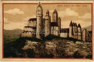 Fülek, Filakovo; hajdani vár (1500-1650). Andor Ernő kiadása / Filakovsky hrad / castle anno (r)