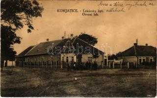 1938 Komját, Komjatice; Lekársky byt / Orvosi lak / doctor's house (fa)