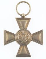 Német Birodalom 1914-1918. "Katonai Érdemkereszt" aranyozott Ag kitüntetés, viseleti példá...