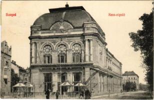 1910 Szeged, Kass Vigadó terasza. Grünwald Herman kiadása