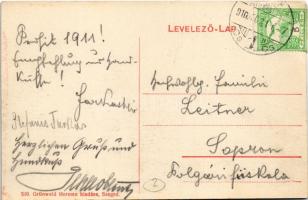 1910 Szeged, Kass Vigadó terasza. Grünwald Herman kiadása