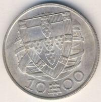 Portugália 1940. 10E Ag "Hajó" T:2+