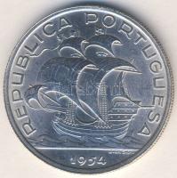 Portugália 1954. 10E Ag "Hajó" T:2+