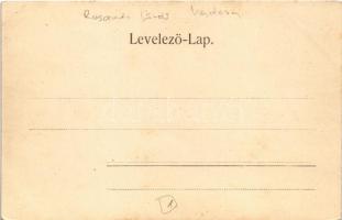 Ruszanda-fürdő, Banja Rusanda (Melence, Melenci); gépház udvara, szélmalom, gémeskút, fürdő. Photogr...