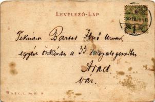 1904 Hortobágy, folyó kannyájjal, magyar folklór (lyuk / pinhole)