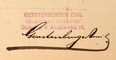 1914 Fehérvári út 48., ma Bartók Béla út 50. sz. lakóház tervrajzai, dokumentációja, Málnai Béla (18...