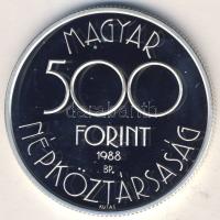 1988. 500Ft Ag "Labdarúgó VB" T:PP Csak 4500db!