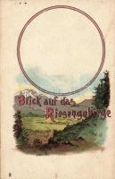 Riesengebirge hold to light litho