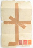 1903 Rudolfer Antal (1864-?) alsólendvai rabbi aláírása egy anyakönyvi kivonaton, sérült, javított. ...