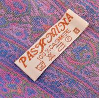 Pashmina stóla, 100% kasmír, 68x200cm