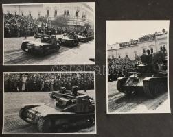 1940 Nagyméretű fotóalbum a II. világháború idejéből, az erdélyi bevonulás, és az azt követő díszsze...