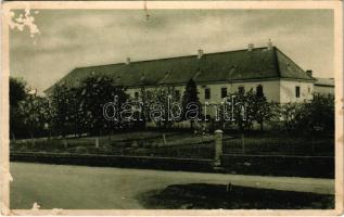 1940 Nyitrabajna, Bojná (okr. Topolcány); R.k. vychovávací ústav / Római katolikus iskola / school (felszíni sérülés / surface damage)