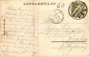 1905 Nyitra, Nitra; Piarista templom, Morton J. raktárai mindennemű építési anyagok raktára. Fürst S...