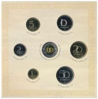 2008. 1Ft-100Ft (7xklf) + Mátyás denár Ag fantáziaverete (10g/0.999/27mm) "Reneszánsz emlékév&q...