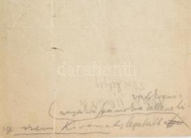 1873 Verőce, Weisz József verőcei rabbi aláírása egy születési anyakönyvi kivonaton, 50 kr. okmánybé...