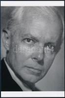 Bartók Béla portréja, 1 db mai nagyítás a néhai Lapkiadó Vállalat fotóarchívumának anyagából, 15x10 cm