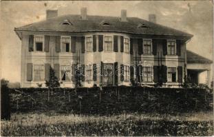 1936 Ócsad, Oscadnica; Kancelarie spolocnosti pre zuzitkovanie dreva / Fűrésztelep kastélya / castle of the sawmill (ázott / wet damage)