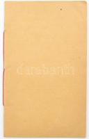 1920 Magyar Királyság fényképes útlevele, lelkész részére, áthúzott "Népköztársaság" megne...