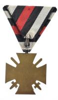 Német 3. Birodalom 1934. "Frontharcos Becsületkereszt 1914-1918" bronz kitüntetés háromszö...