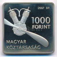 2007. 1000Ft Cu-Ni "Adorján János - Libelle" T:PP patina, ujjlenyomat 
Adamo EM208