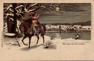 Hunter hold to light litho