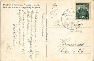 1930 Kolta, Koltha, Koltovjec; Jegyzőség és posta / notariat, pocta / notary and post office