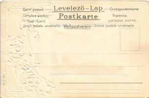 Dióssiné Handel Berta. Szecessziós dombornyomott / Berta Diósyné Handel. Art Nouveau, embossed, lith...