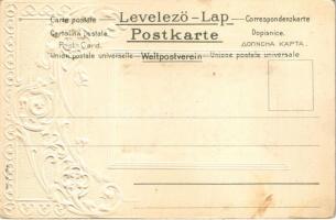 L. Fái (Fáy) Szeréna. Szecessziós dombornyomott / Art Nouveau, embossed, litho (fl)