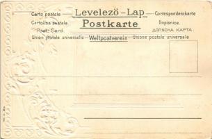 Török Irma. Szecessziós dombornyomott / Art Nouveau, embossed, litho