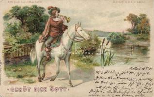 Hunter hold to light litho (B)