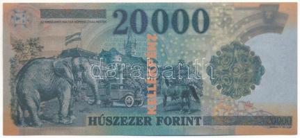 1997. 100.000Ft kellékpénz eltérő oldalakkal T:I