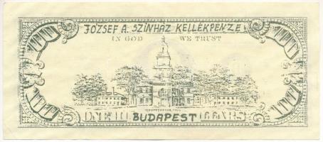 DN "József Attila Színház kellék" feliratú 100$ bankjegy színházi kellékpénz T:III