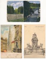 Ausztria - 50 db régi város képeslap / Austria - 50 pre-1945 town-view postcards