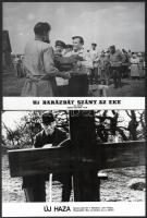 cca 1989 előtt külföldön készült filmek jelenetei és szereplői, 13 db vintage produkciós filmfotó, e...