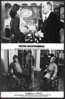 cca 1986 előtt külföldön készült filmek jelenetei és szereplői, 13 db vintage produkciós filmfotó, e...