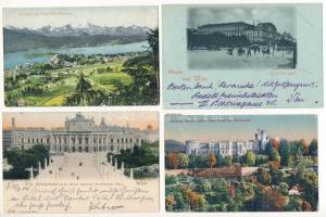 Ausztria - 50 db régi város képeslap / Austria - 50 pre-1945 town-view postcards