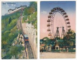 Ausztria - 50 db régi város képeslap / Austria - 50 pre-1945 town-view postcards