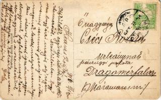 1916 Kőrösmező, Körösmező, Jaszinya, Jasina, Yasinia (Máramaros); Vöröskereszt vonat a kevelei völgy...