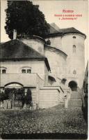 Munkács, Mukacheve, Mukacevo; részlet a munkácsi várból, a "Szabadság-fa" / castle with "Freedom" tree