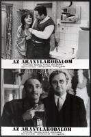 cca 1973 ,,Az aranylakodalom" című csehszlovák filmvígjáték jelenetei és szereplői, 21 db vinta...