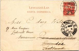 1901 Zagreb, Zágráb, Agram; Marovska ulica / Meierhofgasse / utca / street (EK)