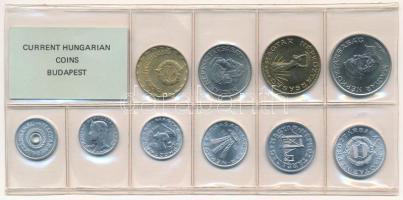 1989. 2f-20Ft (10xklf) érmés forgalmi sor fóliatokban T:1 Adamo FO22