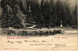 Koritnyica, Korytnica; András kápolna. Kohn A. kiadása / chapel (EK)