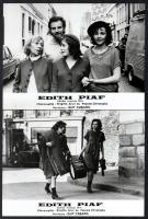 cca 1976 ,,Edith Piaf" című zenés francia film jelenetei és szereplői, 11 db vintage produkciós filmfotó, ezüst zselatinos fotópapíron, a használatból eredő (esetleges) kisebb hibákkal, 18x24 cm