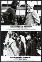 cca 1975 ,,Egy koronás románc" című csehszlovák filmvígjáték jelenetei és szereplői, 15 db vint...