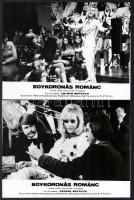 cca 1975 ,,Egy koronás románc" című csehszlovák filmvígjáték jelenetei és szereplői, 15 db vint...