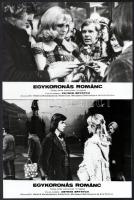 cca 1975 ,,Egy koronás románc" című csehszlovák filmvígjáték jelenetei és szereplői, 15 db vint...