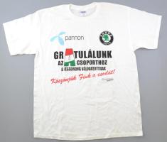 cca 2008 "Gratulálunk az A csoporthoz a jégkorong válogatottnak. Köszönjük fiúk a csodát!"...